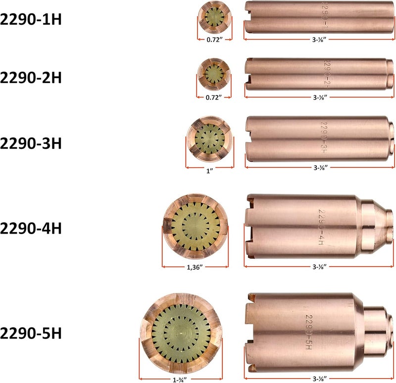 Sa - Propane Heating Nozzle/Rosebud Compatible with Harris Model: 2290-1H - Complete set with 36" Tube and Mixer - Image 5